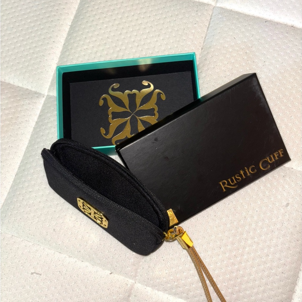 Rustic Cuff Black And Gold Bag - image 2